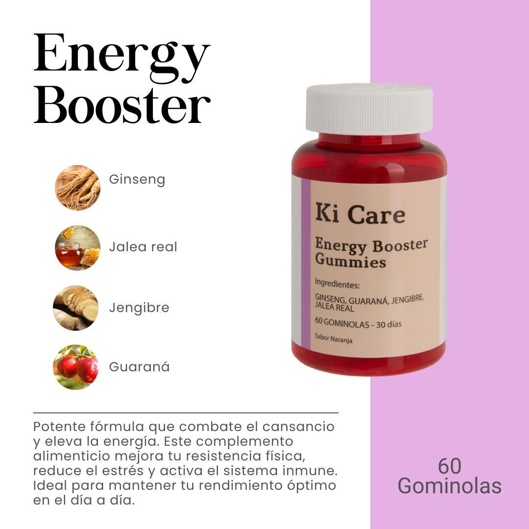 Energy Booster Gummies con Potente Fórmula que combate el cansancio y eleva la energía
