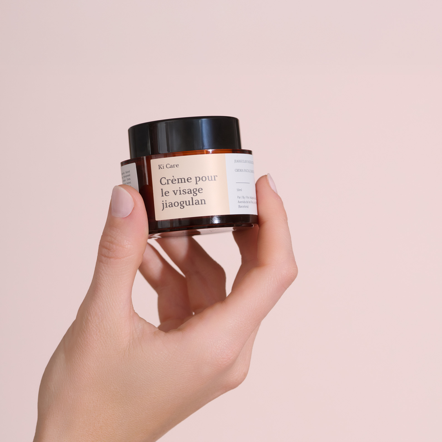 Crema Hidratante Facial con Jiaogulan con humectantes naturales con adaptogenos
