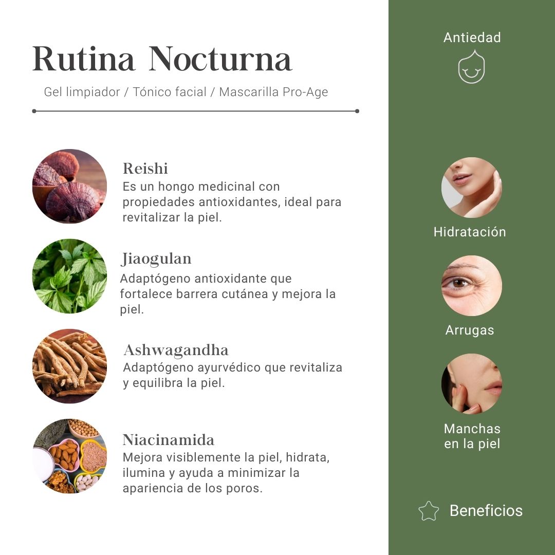 Rutina nocturna antiedad