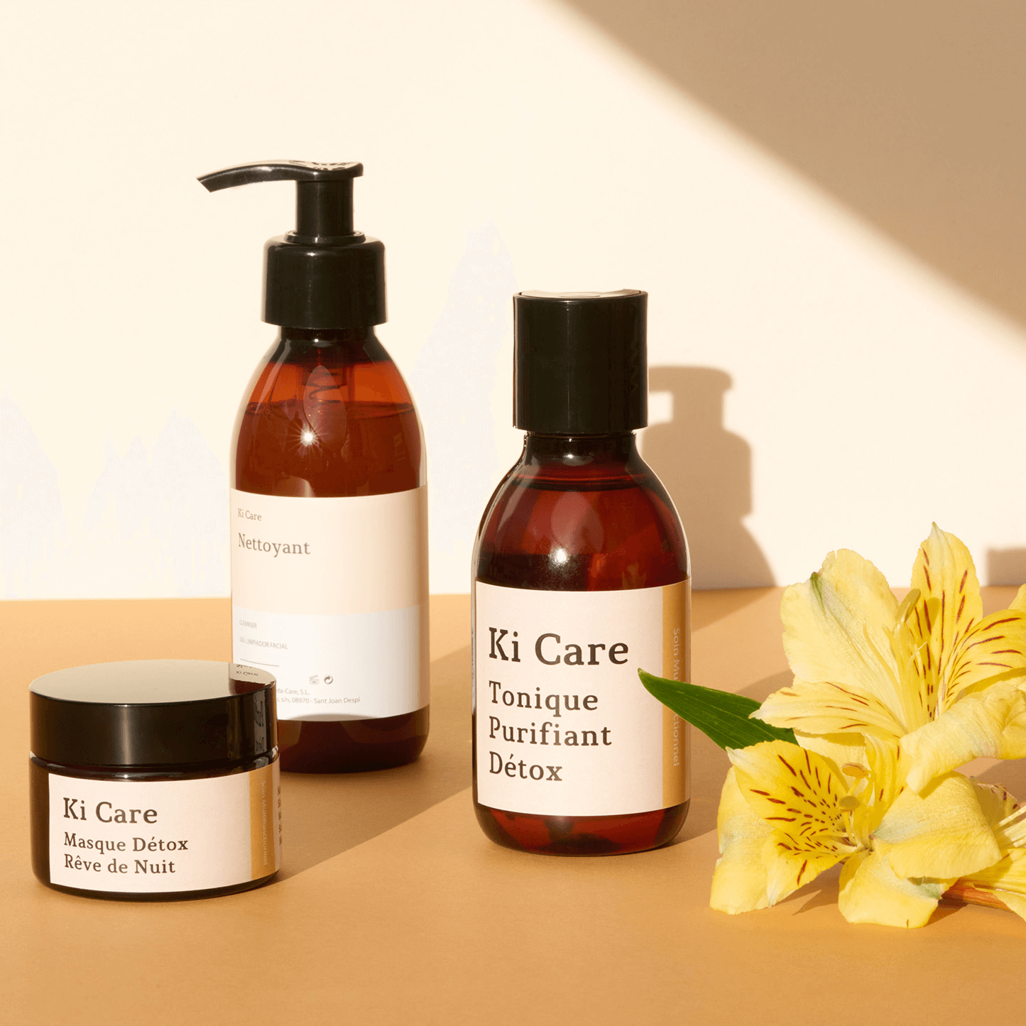 Bodegon Rutina Nocturna: Tonico Detox Purificante, Mascarilla Detox