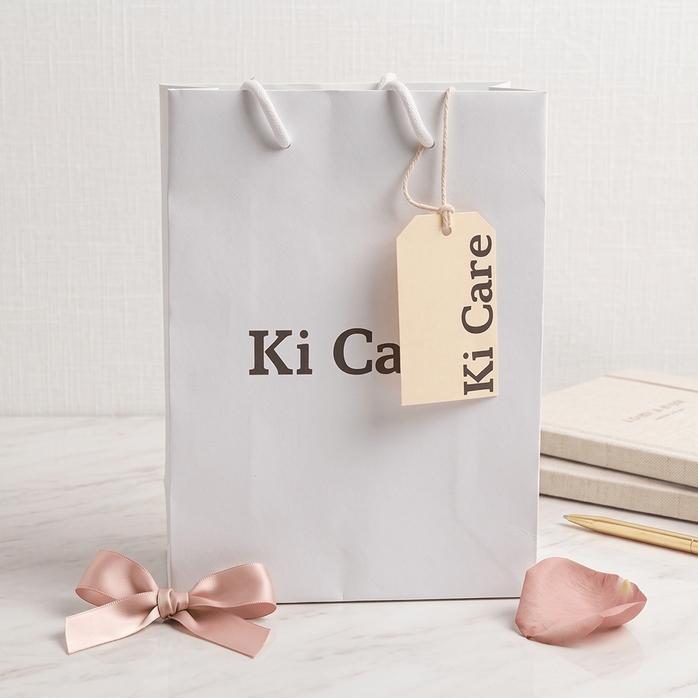 Bolsa de Regalo Ki Care con Tag para Dedicatoria