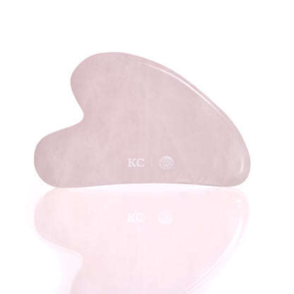 Set Gua Sha + Rodillo de Cuarzo Rosa