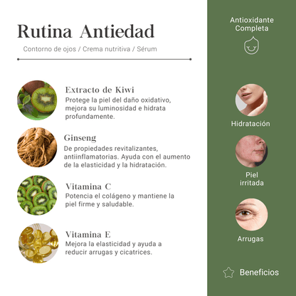 Rutina Antiedad Antioxidante Completa