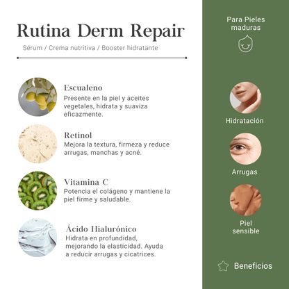Derm-Repair Routine for Dry and Dehydrated Mature Skin