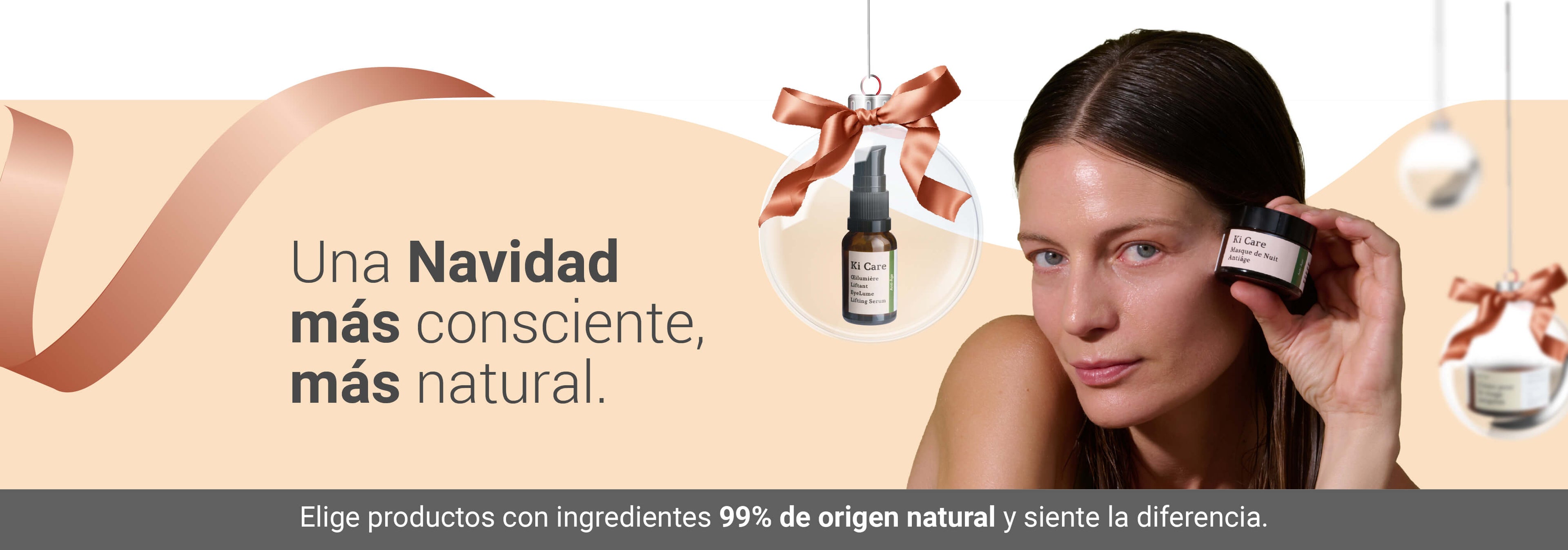 Banner navidad mas consciente mas natural con ki care